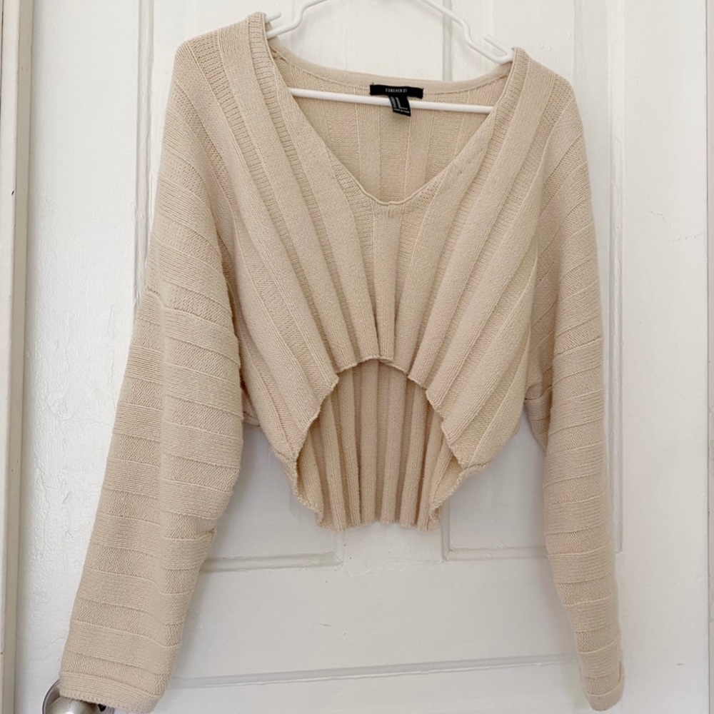 Crop sweater
